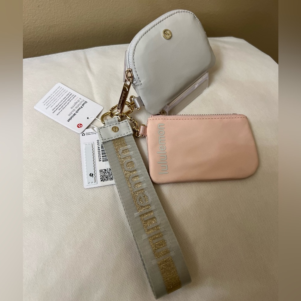 Lululeman Dual Pouch Wristlet NWT